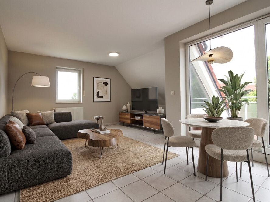 Geräumige 3-Zimmer-Wohnung mit Balkon und Garage in Hüttenfeld (Lampertheim)